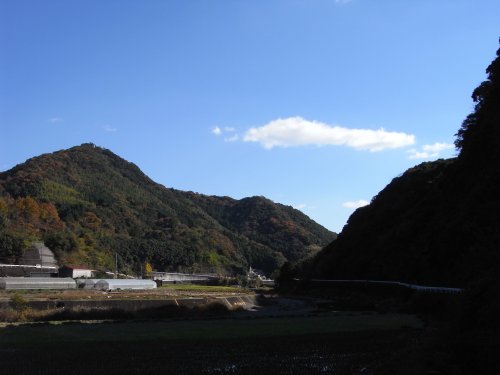 鏡川の上の雲写真